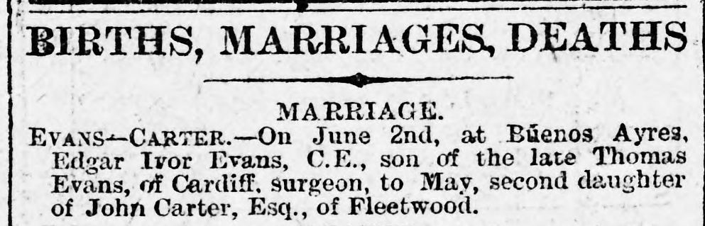 South Wales Daily News, 8th June 1891
